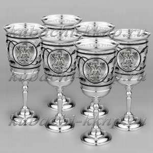 Набор серебряных фужеров 