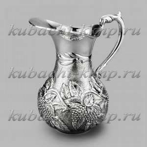 Уникальный серебряный кувшин для воды 