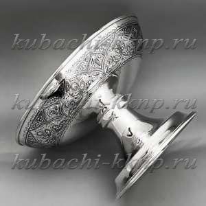 Кубачинская серебряная конфетница - КФ213