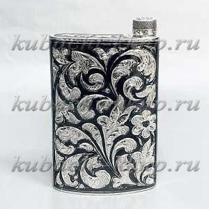 Фляга из серебра 875 пробы - ФЛ111