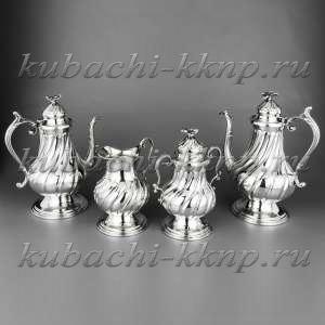 Серебряный сервиз «Волна» - ср0001