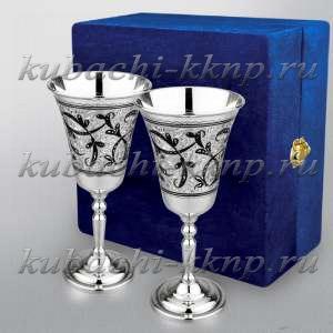 Набор серебряных бокалов из серебра «Колокольчик» - ф0010-2
