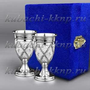 Набор из двух рюмок с лазерной гравировкой - р00030-2