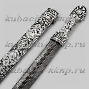 Неповторимый серебряный кинжал - КН50