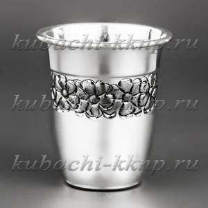 Серебряная стопка гладкая - СТП084