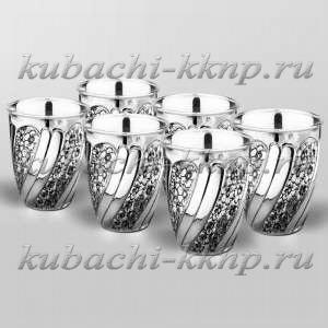Набор серебряных стаканов 