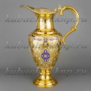 Серебряный кувшин для воды «Финифть» - кв126з