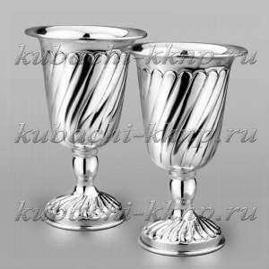Набор серебряных бокалов для вина  Набор серебряных бокалов для вина