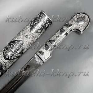 Авторская шашка из серебра 