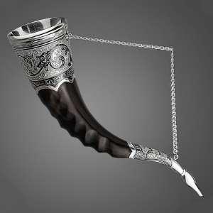 Серебряный рог для вина - рог9 Серебряный рог для вина - рог9