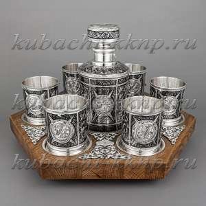 Серебряный набор для питья «Эксклюзив» - вс019