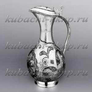 Небольшой серебряный кувшин для воды или вина - КВ199
