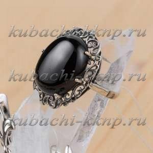 Строгое кольцо из серебра - Ag-к-75