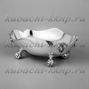 серебряная конфетница - кф096