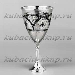серебряный небольшой бокал - БК060