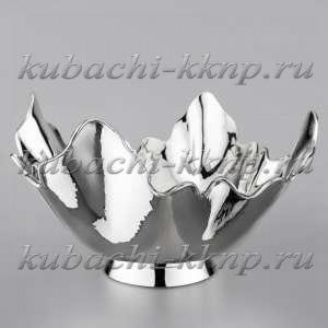 Серебряная конфетница «Мечта» глянцевая - кф031