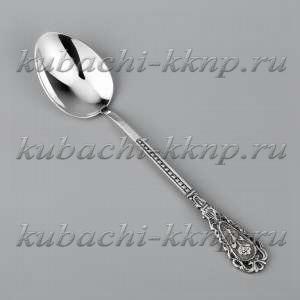 Серебряная чайная ложка «Дамская» - л00040