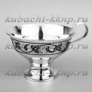 Серебряная чашка на изящной ножке - ч023 Серебряная чашка на изящной ножке - ч023