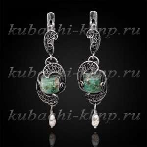Серебряные серьги авторской работы — купить с доставкой по Москве и всей России. Продажа украшений из серебра по ценам производителя в интернет-магазине «Кубачи-ККНП»