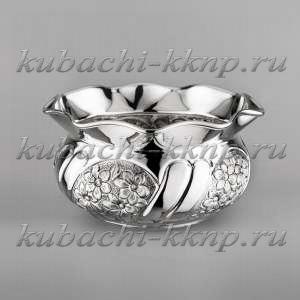 Серебряная конфетница «Ромашка» - кф171