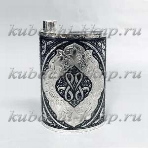 Фляга из серебра 875 пробы - ФЛ112