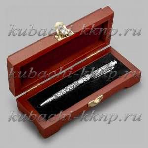 Шариковая серебряная ручка авторской работы  Шариковая серебряная ручка авторской работы