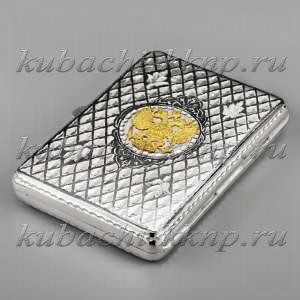 Серебряный портсигар 