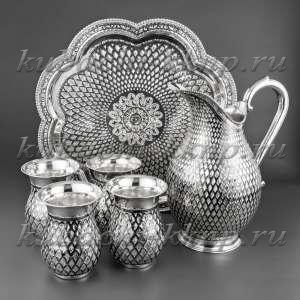 Серебряный набор для воды - ндв002