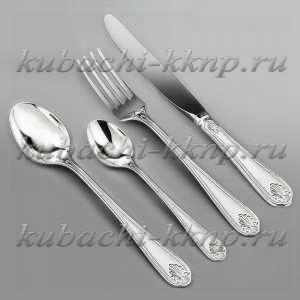 Столовый набор на одну персону из серебра 925 пробы 