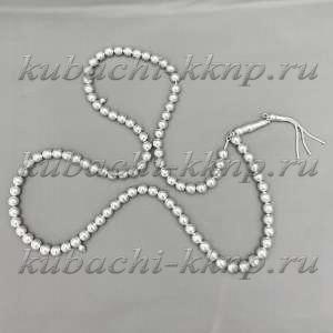 Большие серебряные четки - ЧЁТ04