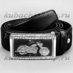 Мужской серебряный ремень 