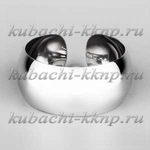 Глянцевый кубачинский браслет из серебра - бр229 Глянцевый кубачинский браслет из серебра - бр229