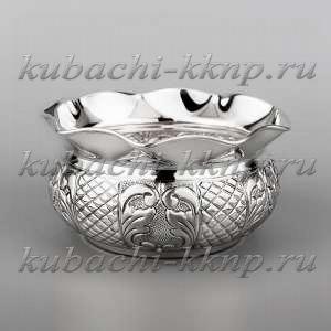 Серебряная конфетница «Ромб» - кф160