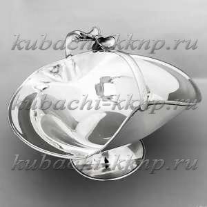 Большая серебряная конфетница 