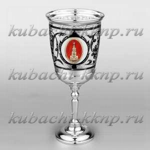 Кубок из серебра на высокой ножке «Кремлевский» - ф0013