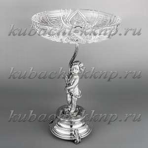 Серебряная конфетница 