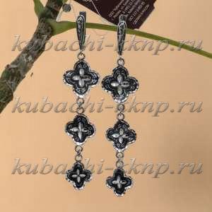 Висячие серьги - Ag-вс-28 Висячие серьги - Ag-вс-28