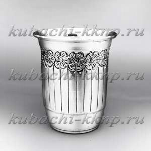 Серебряная  стопка без ножки - СТП077