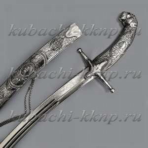 Сабля из серебра от кубачинских мастеров - САБ09