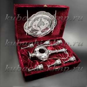 Коньячный сервиз из серебра 