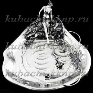 Ваза для фруктов Кубачинская - вз00015 Ваза для фруктов Кубачинская - вз00015