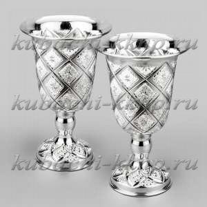 Набор серебряных бокалов для вина  Набор серебряных бокалов для вина