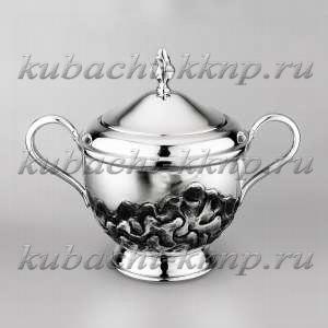Серебряная сахарница 