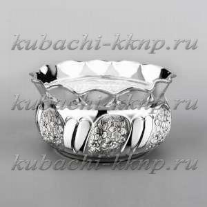 Серебряная конфетница «Ромашка» - кф171