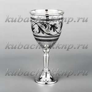 Большая серебряная рюмка - р049