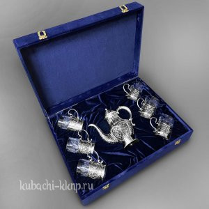 Серебряный набор для чая 