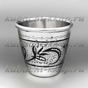 Серебряная небольшая стопка - СТП074