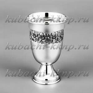 Серебряная стопка на ножке - СТП085