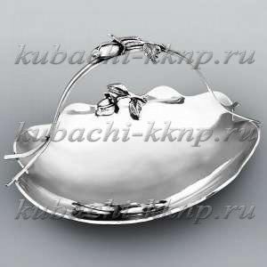Большая серебряная конфетница 