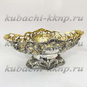 Ваза для фруктов из серебра 925 пробы - вз043 Ваза для фруктов из серебра 925 пробы - вз043